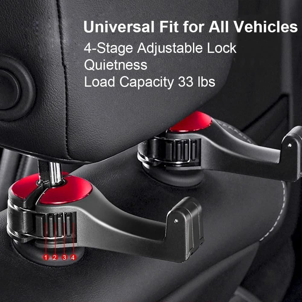 Car Seat Back Hooks with Phone Holder(Pack of 2) - Premium  from Roposo Clout - Just $800! Shop now at Mystical9