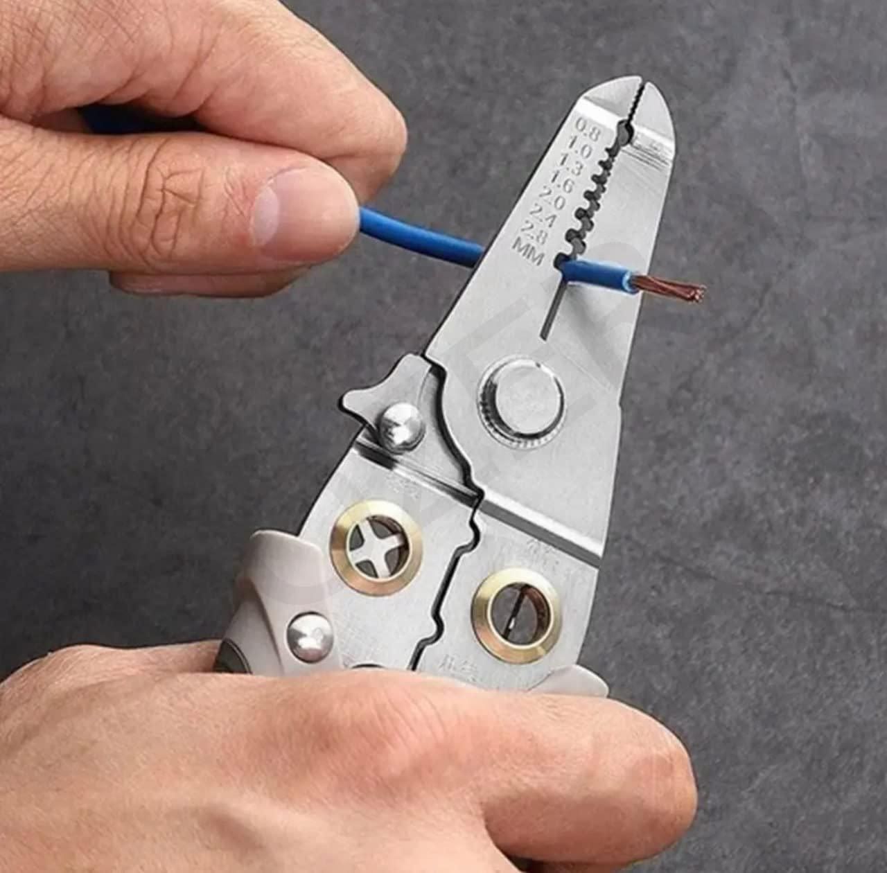 6 in 1 Cable Looping, Splitting, Cutting  Pliers Wire Strippers - Premium  from Roposo Clout - Just $800! Shop now at Mystical9