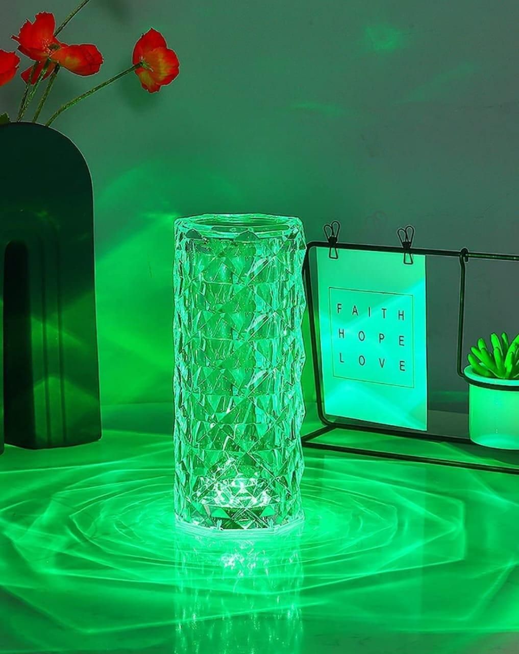 USB Rechargeable With Remote Control Crystal Table Lamp - Premium  from Roposo Clout - Just $916! Shop now at Mystical9