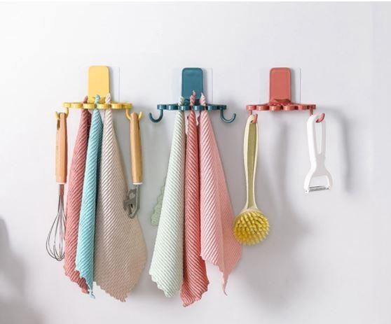 Towel Rack-Wall Mounted Flower-shaped Hook Cloth Rack Kitchen Storage Organizer - Premium  from Roposo Clout - Just $550! Shop now at Mystical9