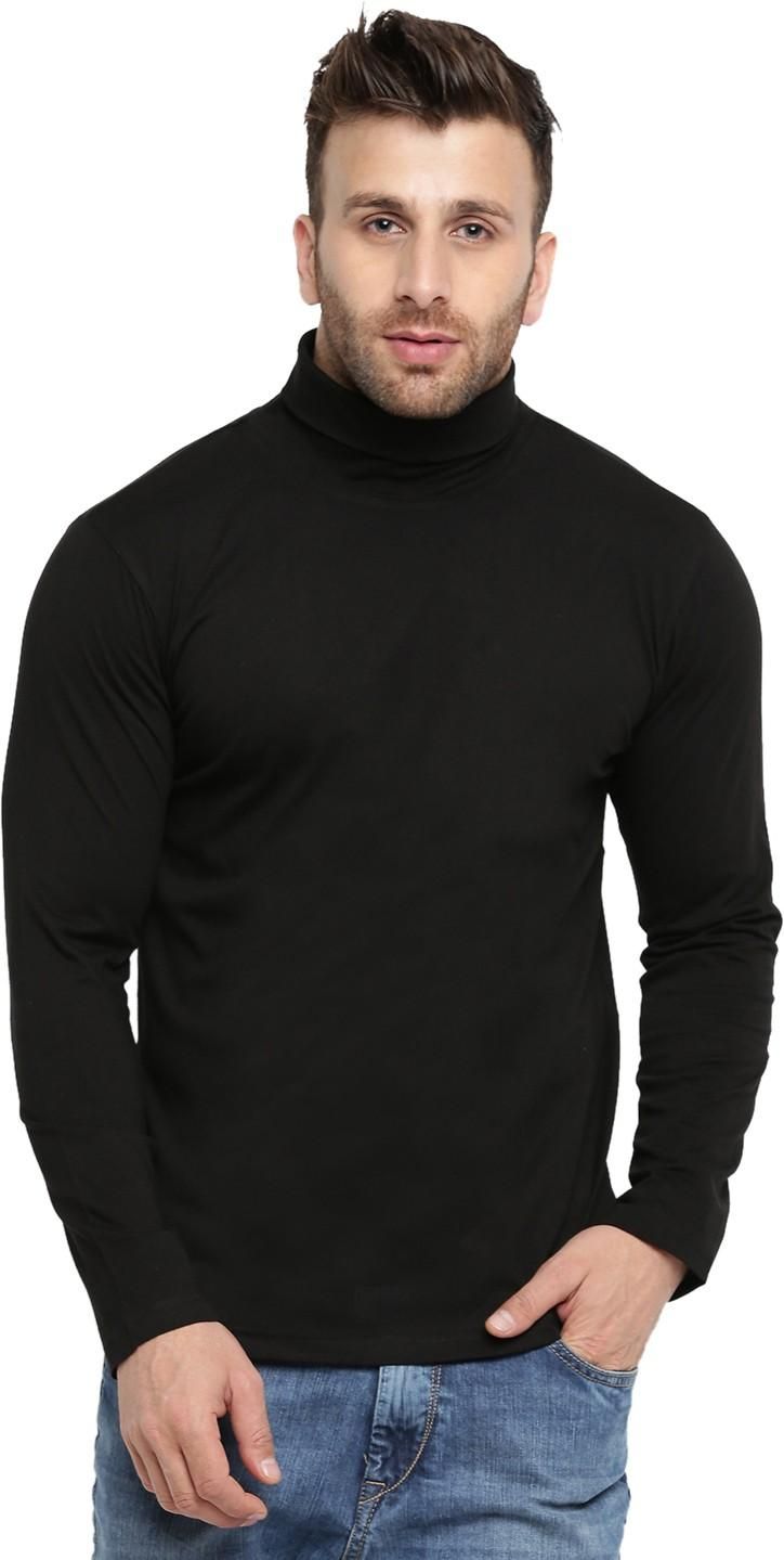Gritstones Cotton Solid Full Sleeves Stylized Mens  T-Shirt - Premium  from Roposo Clout - Just $670! Shop now at Mystical9