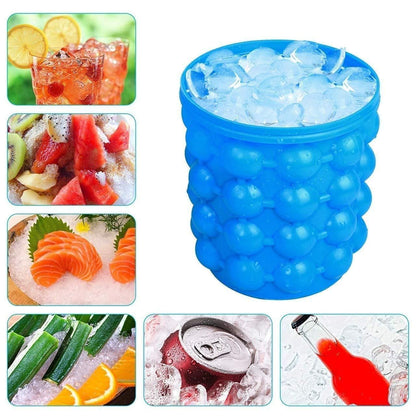 Silicone Ice Cube Maker Bucket - Premium  from Roposo Clout - Just $650! Shop now at Mystical9
