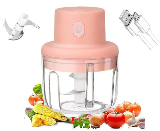 USB Rechargeable Speedy Mini Chopper Slicer for Food Supplement Machine Blender - Premium  from Roposo Clout - Just $900! Shop now at Mystical9