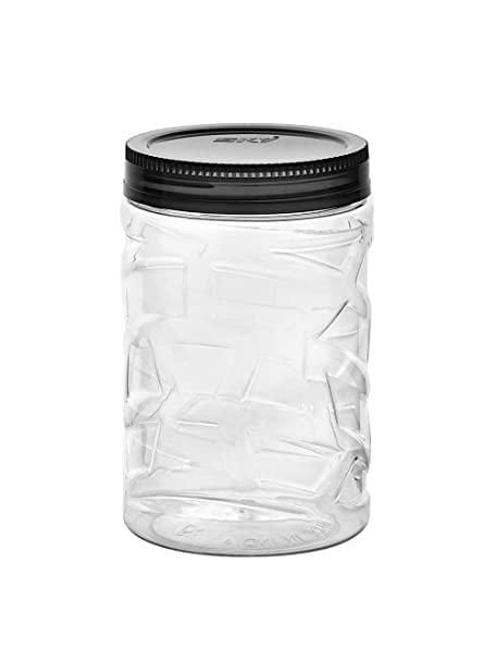 Line Print Plastic Pet Storage Jar And Container - Premium  from Roposo Clout - Just $960! Shop now at Mystical9
