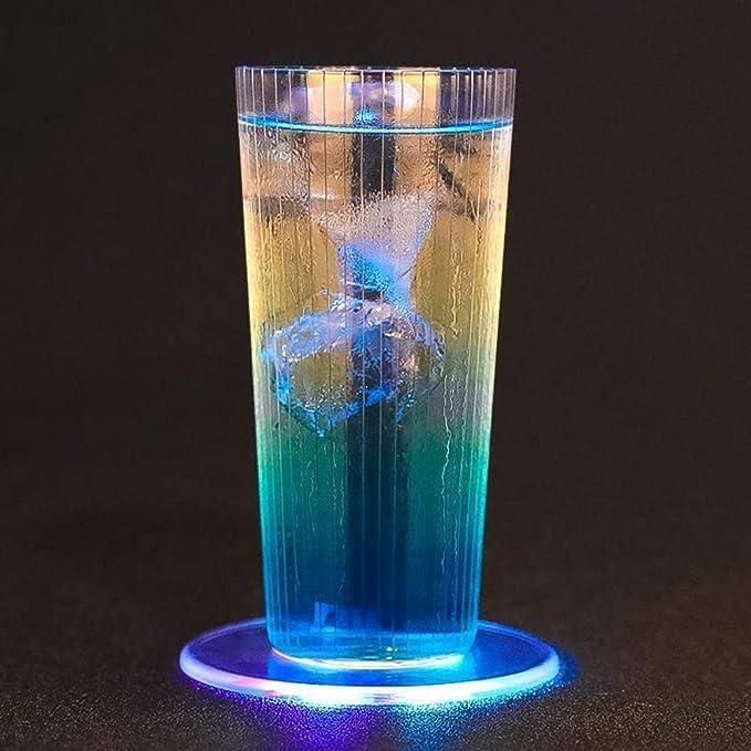 Colourful LED Coasters for Drinks, On/Off LED Disposable Coasters Pack of 1 - Premium  from Roposo Clout - Just $718! Shop now at Mystical9