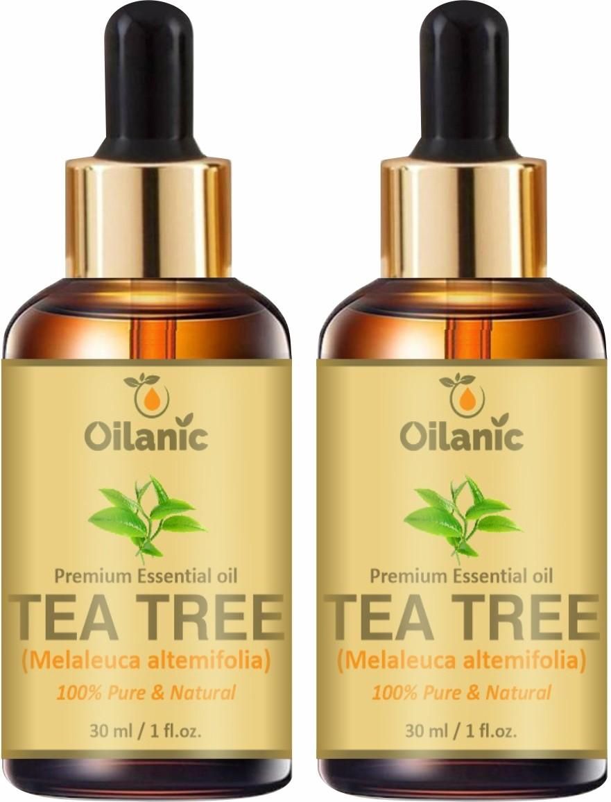 Oilanic Premium Tea Tree Essential Oil Combo pack of 2 bottles of 30 ml(60 ml) - Premium  from Roposo Clout - Just $700! Shop now at Mystical9