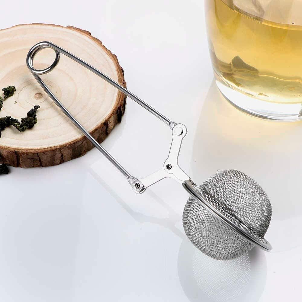 Strainer-Stainless Steel Spoon Tea Leaves Herb Mesh Ball Infuser Filter Squeeze Strainers - Premium  from Roposo Clout - Just $510! Shop now at Mystical9