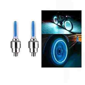Bike/Bicycle Tyre Led Light Rim Valve Cap Flashing With Motion Sensor (Blue) - Premium  from Roposo Clout - Just $550! Shop now at Mystical9
