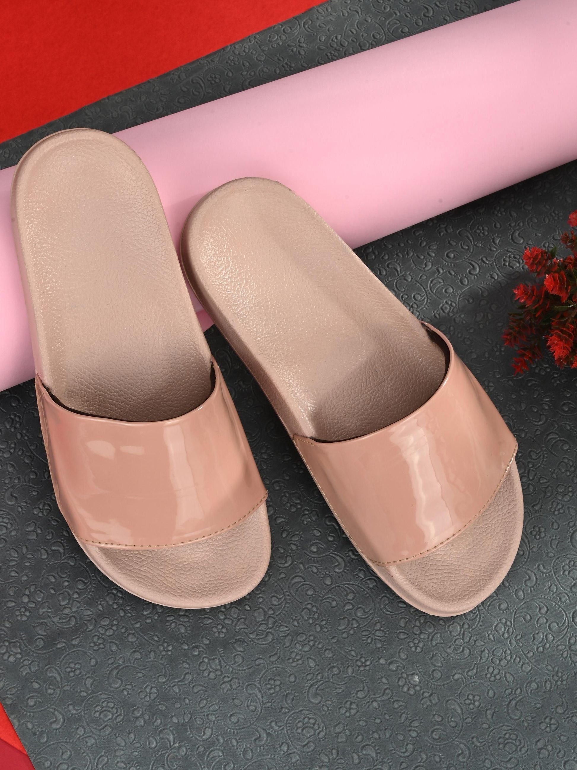 BUCIK Women's Synthetic Leather Slip-On Casual Sliders - Premium  from Roposo Clout - Just $900! Shop now at Mystical9