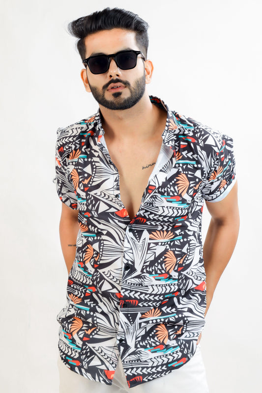 HARPITA Cotton Printed Half Sleeves Regular Fit Mens Casual Shirt - Premium  from Roposo Clout - Just $815! Shop now at Mystical9