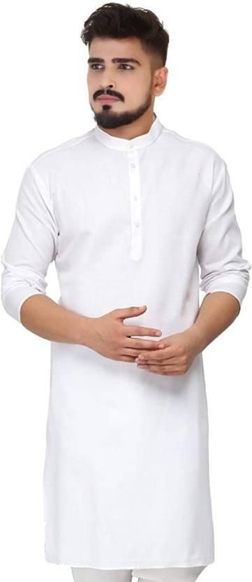 Men's Cotton Solid Kurtas - Premium  from Roposo Clout - Just $715! Shop now at Mystical9