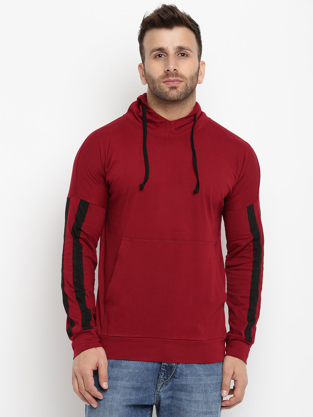 Mens Stylish Cotton Full Sleeves Hoodies - Premium  from Roposo Clout - Just $900! Shop now at Mystical9