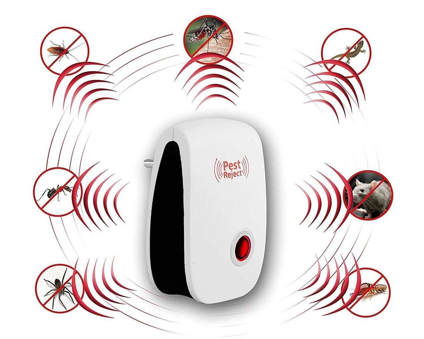 Ultrasonic Pest Repeller for Mosquito, Cockroaches, etc (Pack of 1) - Premium  from Roposo Clout - Just $500! Shop now at Mystical9