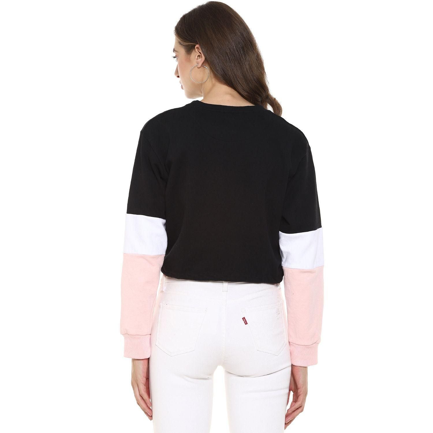 Campus Sutra Women's Cotton Sweatshirt - Premium  from Roposo Clout - Just $1699! Shop now at Mystical9