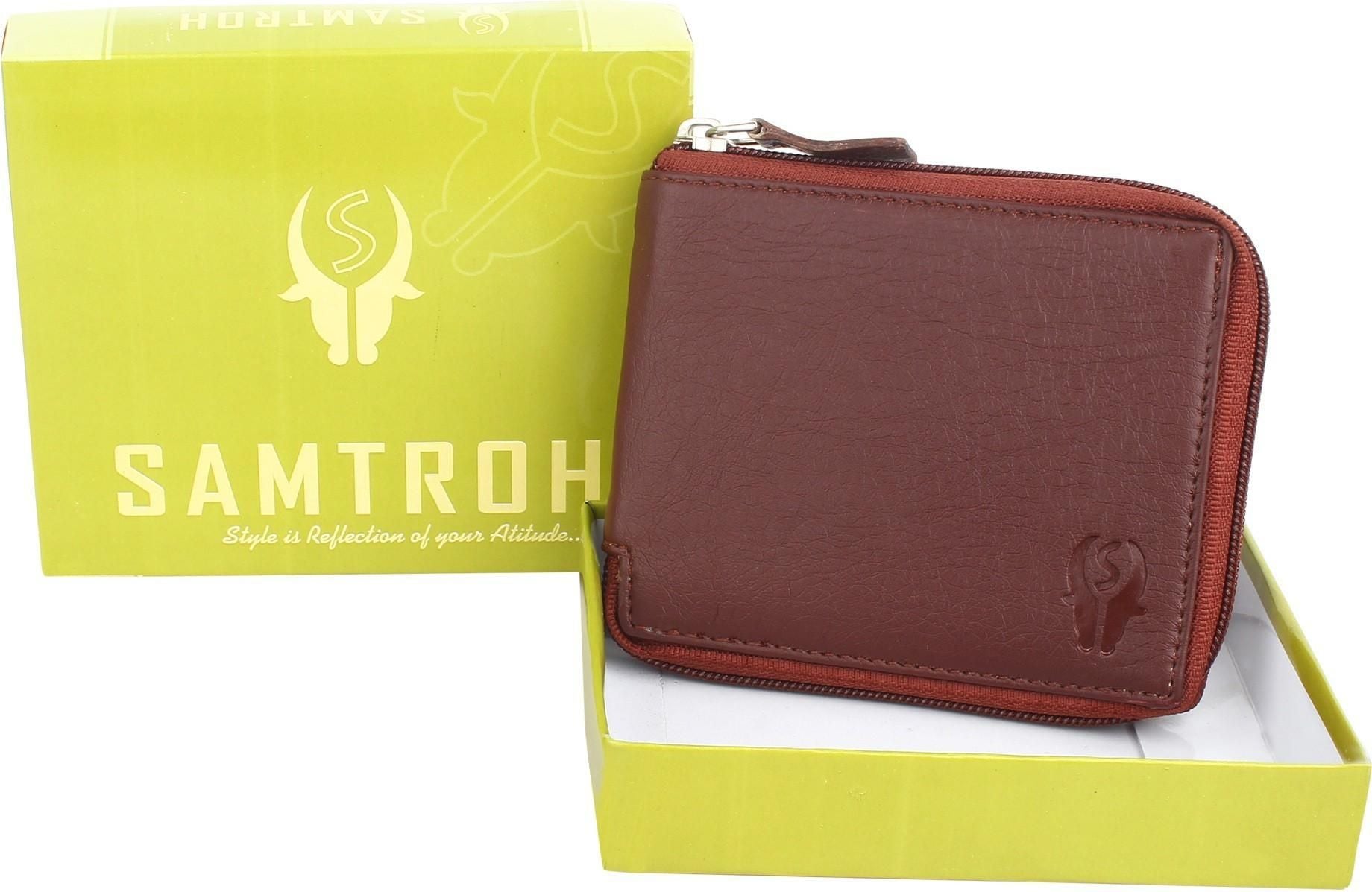 SAMTROH Men Brown Artificial Leather Wallet (5 Card Slots) - Premium  from Roposo Clout - Just $550! Shop now at Mystical9
