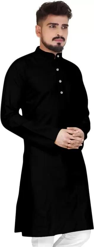 Men's Cotton Solid Kurtas - Premium  from Roposo Clout - Just $715! Shop now at Mystical9