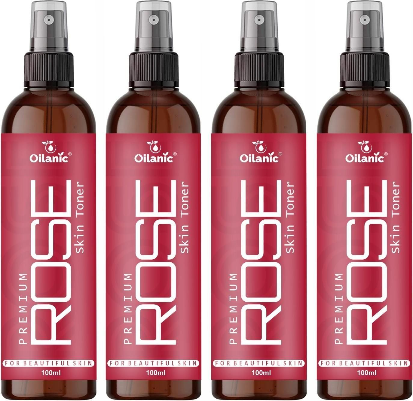 Oilanic Premium Rose Face Toner (Pack of 4) - Premium  from Roposo Clout - Just $980! Shop now at Mystical9