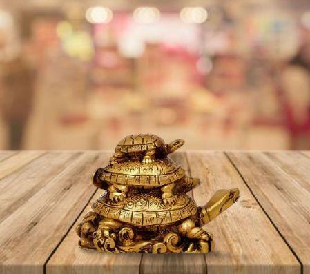 Three Tiered Turtle Tortoise Family For Health And Good Luck For Home D�cor - 12 cm - Premium  from Roposo Clout - Just $585! Shop now at Mystical9