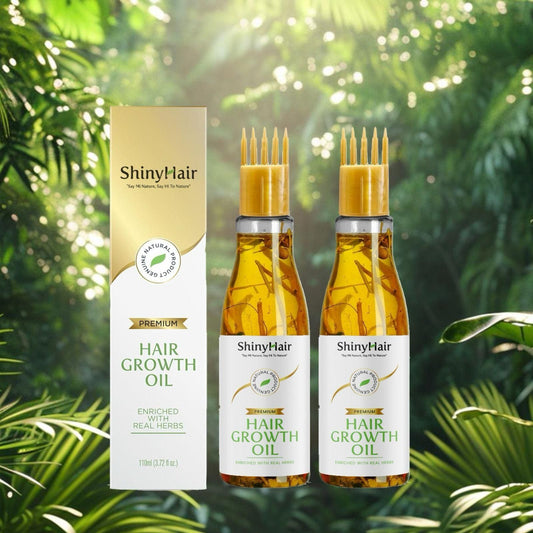 ShinyHair Growth Oil Enriched With Real Herbs 110ml (Pack of 2) - Premium  from Roposo Clout - Just $600! Shop now at Mystical9