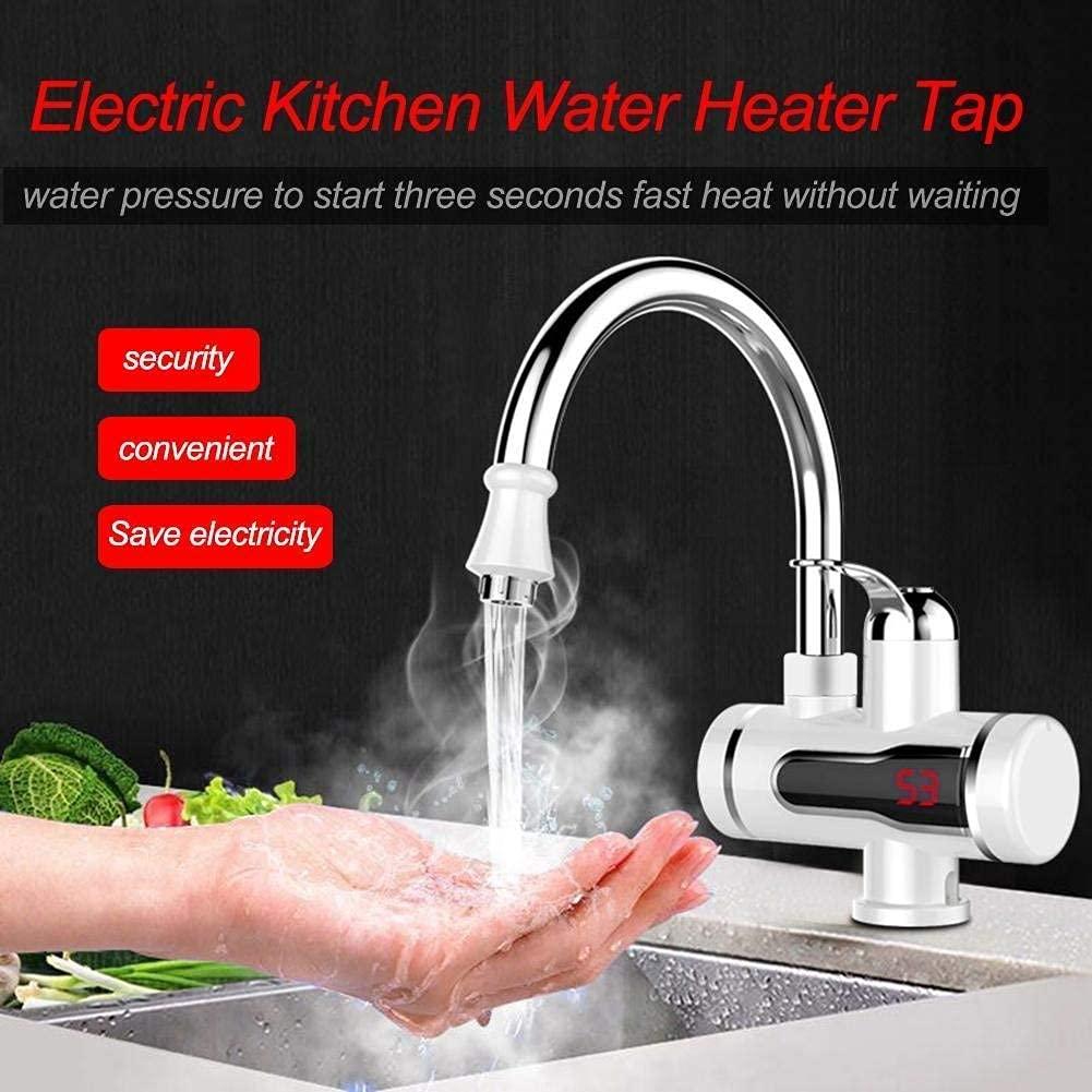 Electric Hot Water Heater Faucet Kitchen And Bathroom Heating Dispenser Tap Digital Temperature With Display - Premium  from Roposo Clout - Just $1400! Shop now at Mystical9