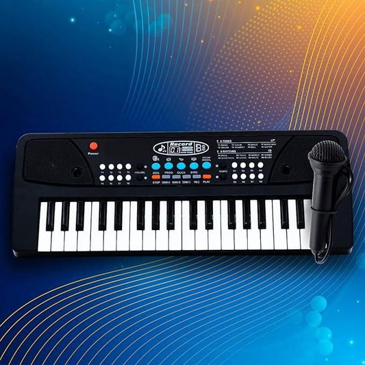 37 Keys Piano Keyboard Toy with Microphone, USB Power Cable & Sound Recording Function Analog Portable Keyboard - Premium  from Roposo Clout - Just $1100! Shop now at Mystical9