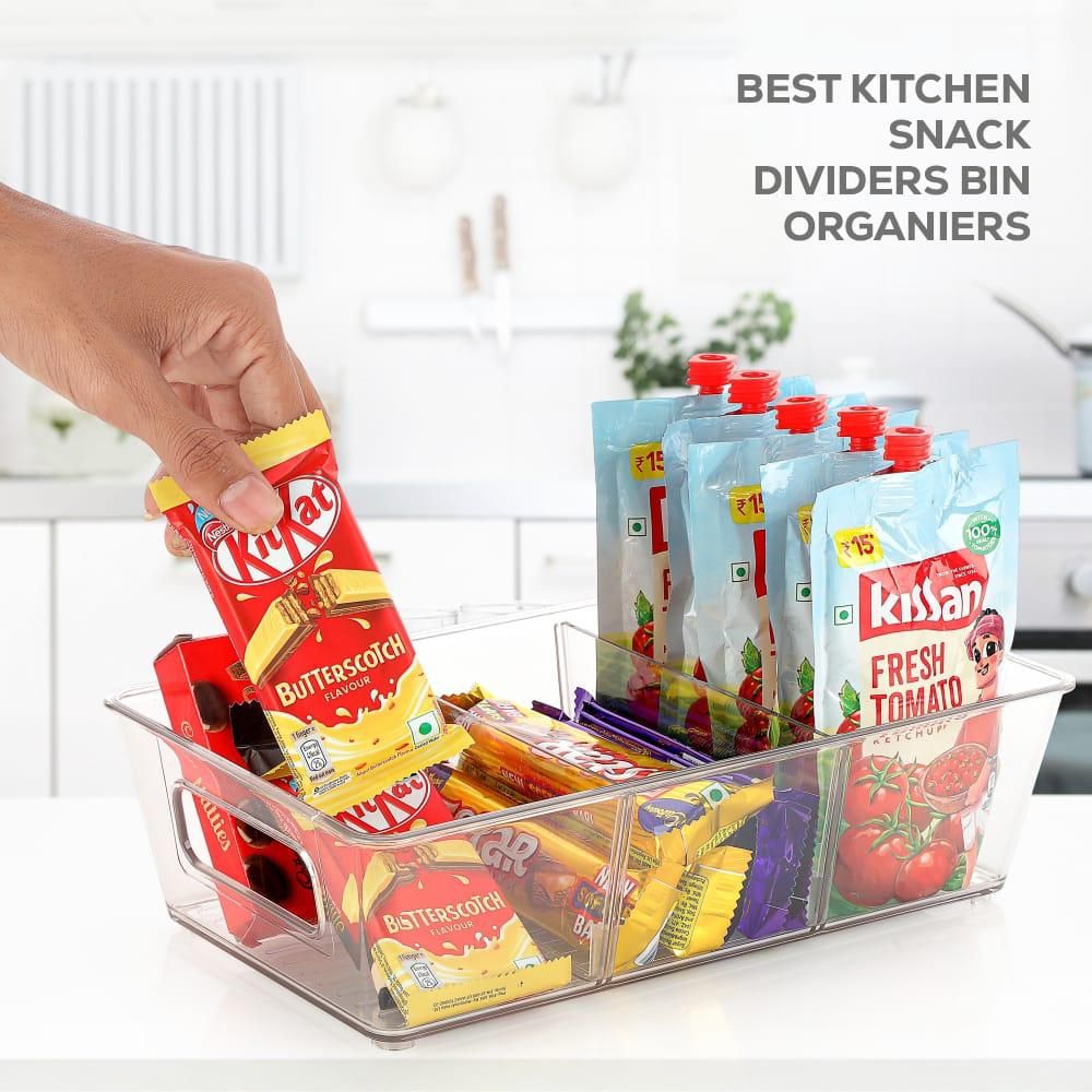 Food Storage Organizer with Removable Dividers (Set of 2) - Premium  from Roposo Clout - Just $750! Shop now at Mystical9
