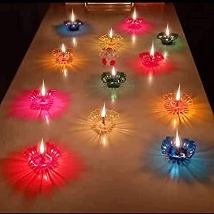 Set of 12 and set of 24 3D Reflection Diya - Premium  from Roposo Clout - Just $590! Shop now at Mystical9