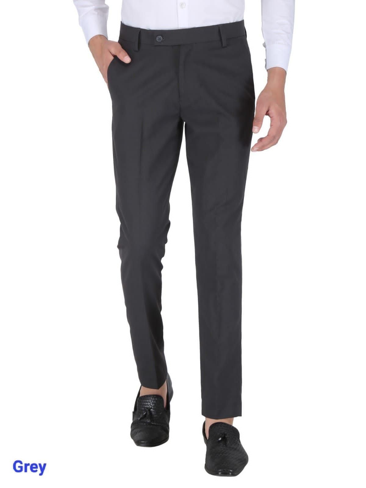 Mens Cotton Stretchable Solid Formal Trouser - Premium  from Roposo Clout - Just $765! Shop now at Mystical9