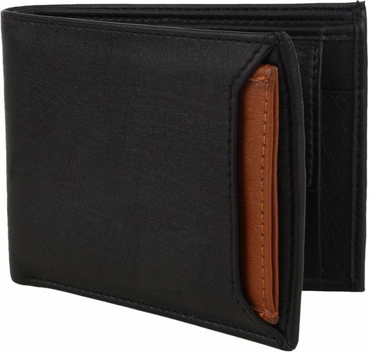SAMTROH Men Casual Black Artificial Leather Wallet (5 Card Slots) - Premium  from Roposo Clout - Just $550! Shop now at Mystical9