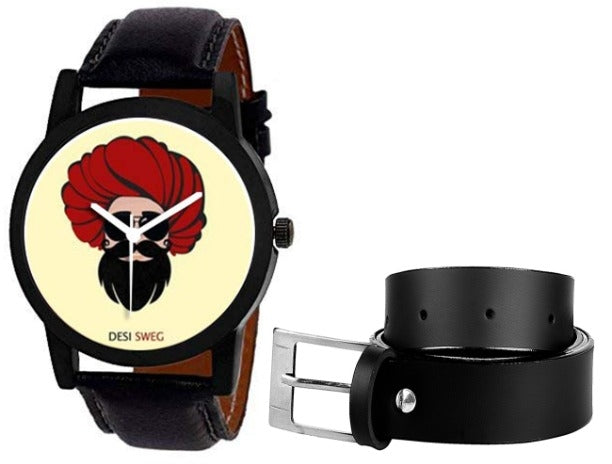 Watch & Belt Men's Combo Vol - 2 - Premium  from Roposo Clout - Just $570! Shop now at Mystical9