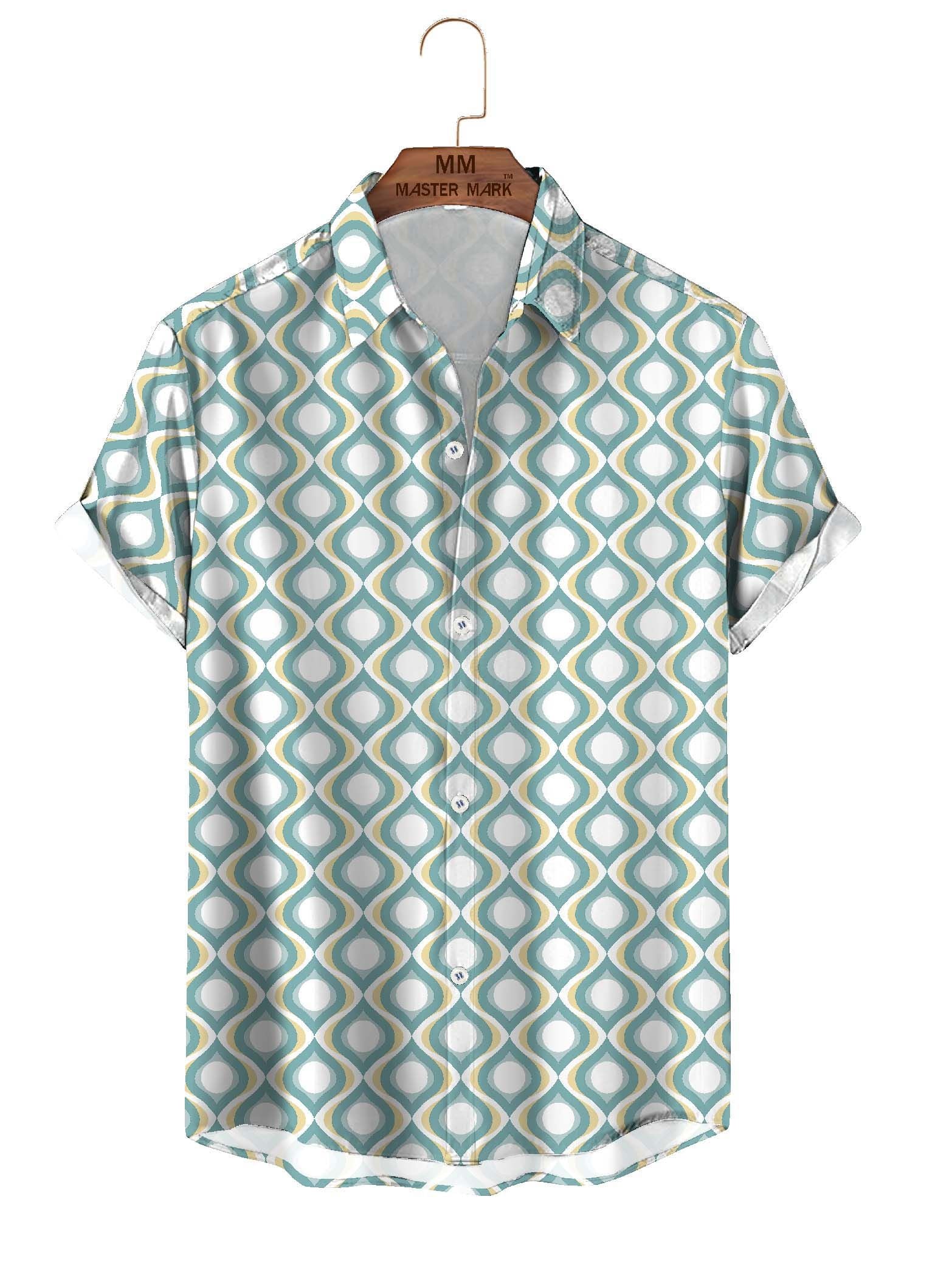 Men's Cotton Blend Printed Half Sleeves Shirt - Premium  from Roposo Clout - Just $700! Shop now at Mystical9