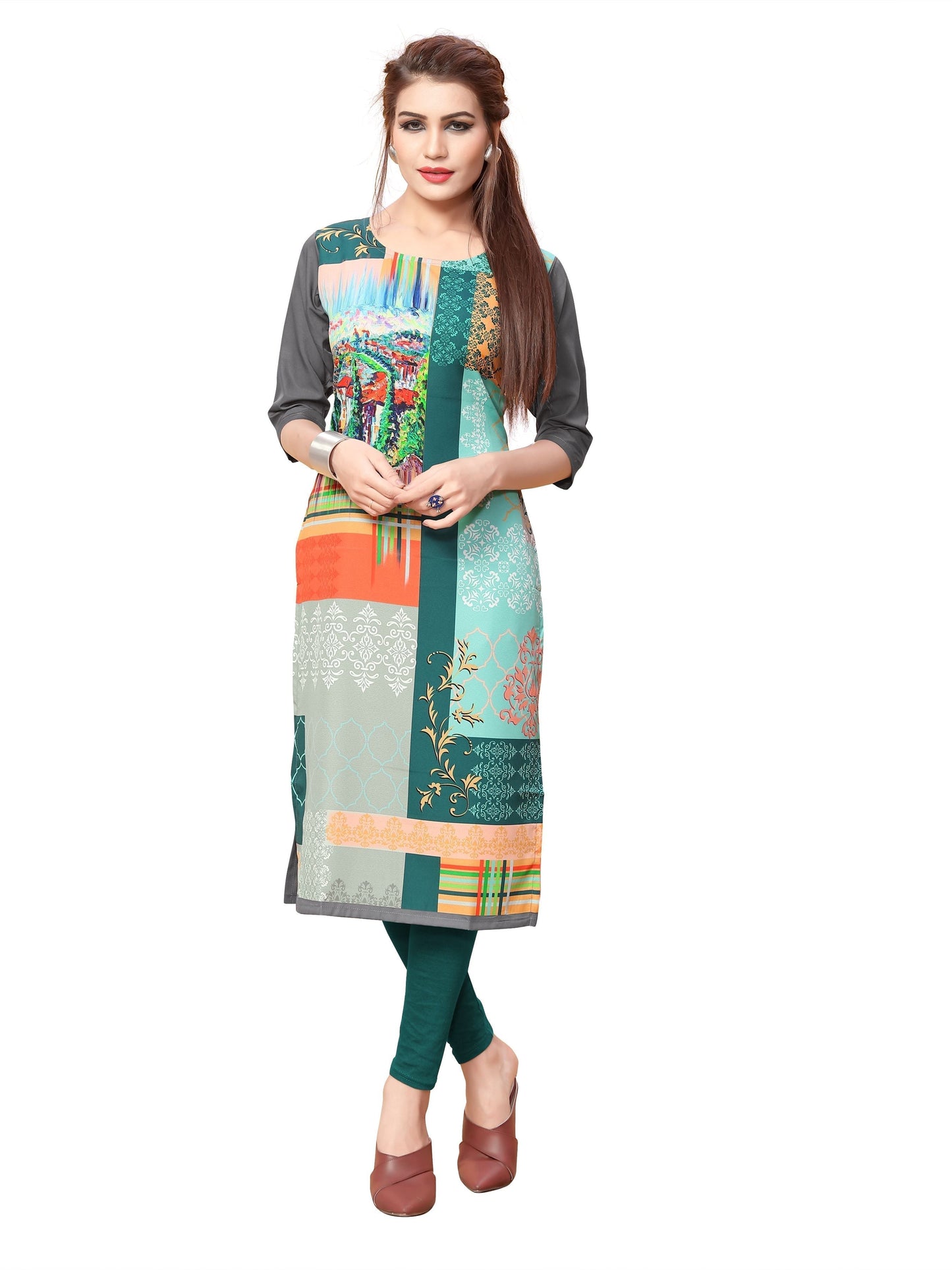 Beautiful Printed Crepe Kurtis - Premium  from Roposo Clout - Just $590! Shop now at Mystical9