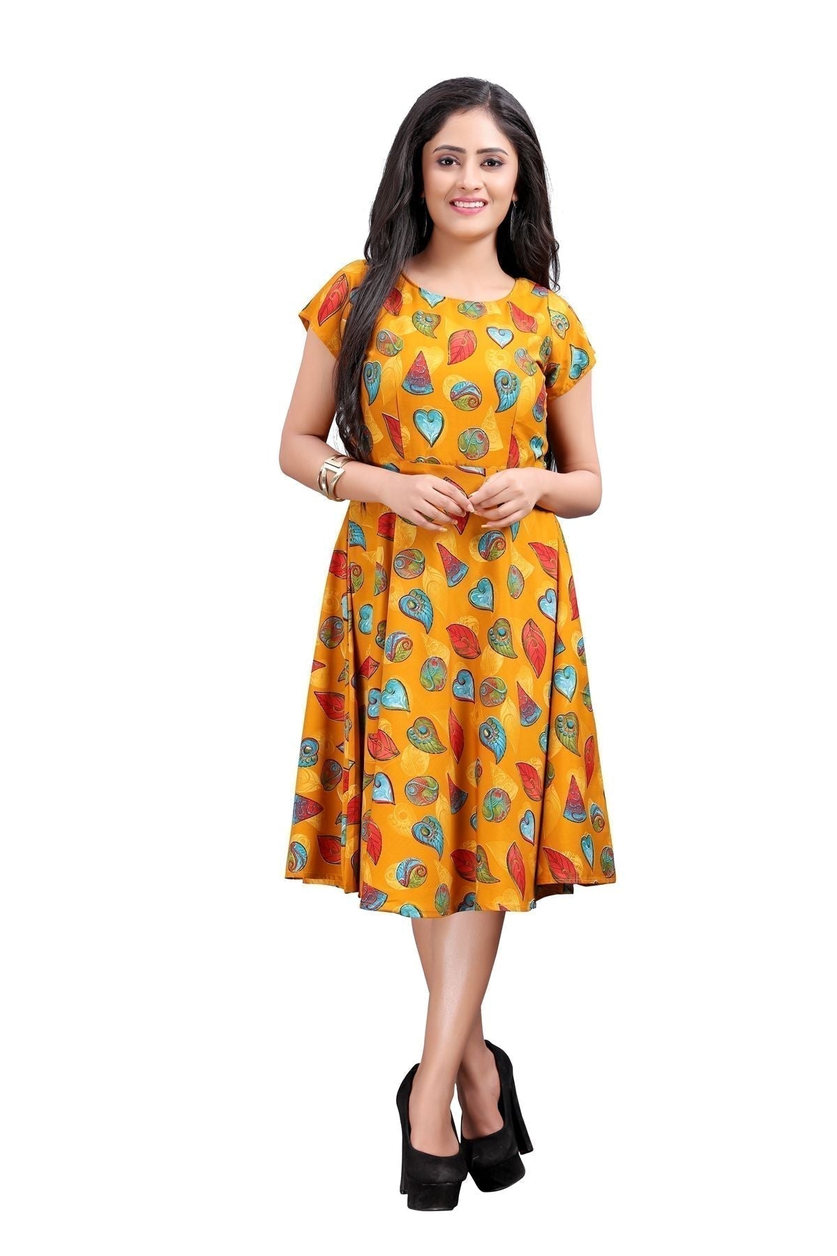 Attractive Printed American Crepe Kurti - Premium  from Roposo Clout - Just $599! Shop now at Mystical9