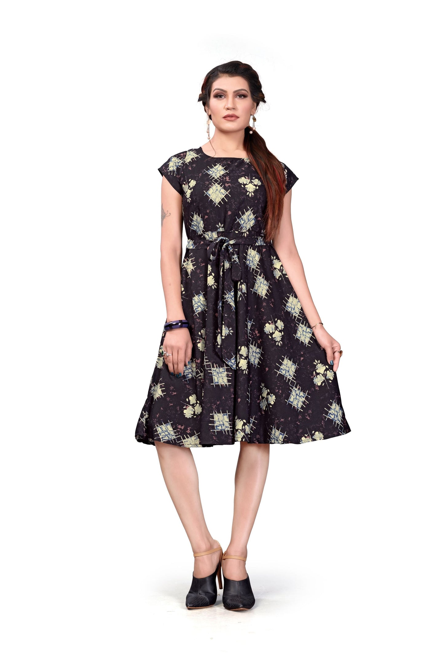 Luxurious Printed American Crepe Kurti - Premium  from Roposo Clout - Just $599! Shop now at Mystical9