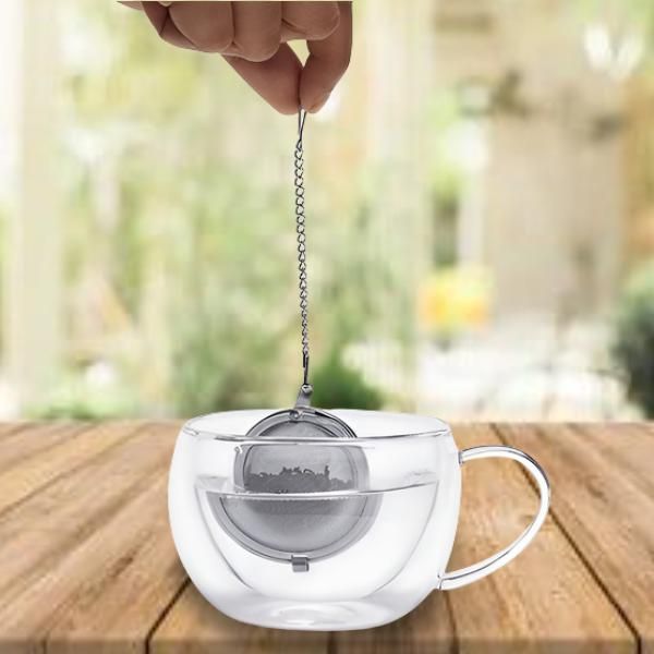 Tea Infuser-Stainless Steel Mesh Tea Infuser Ball-Tea Strainer Filters for Loose Natural Leaf Tea & Seasoning Herbal Spices (Medium, 1) - Premium  from Roposo Clout - Just $600! Shop now at Mystical9