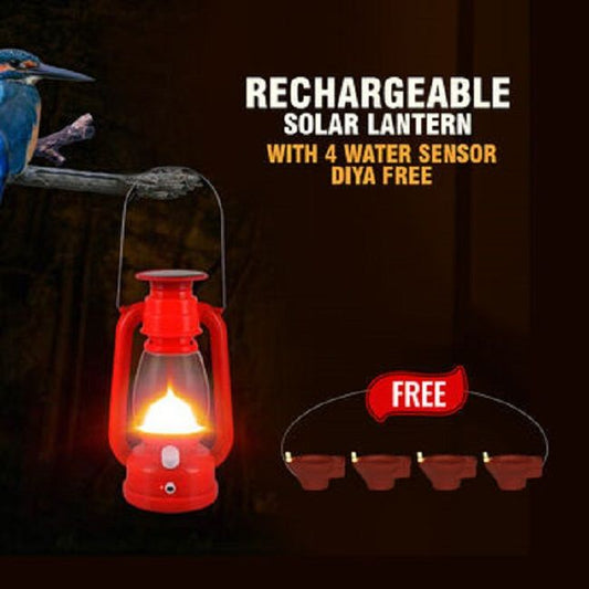 Fidato Rechargeable Emergency Lantern With 4 Free Water Sensor Diya - Premium  from Roposo Clout - Just $710! Shop now at Mystical9