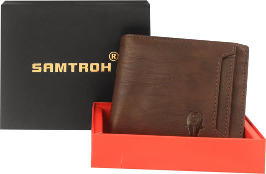 SAMTROH Men Formal Brown Artificial Leather Wallet (8 Card Slots) - Premium  from Roposo Clout - Just $600! Shop now at Mystical9