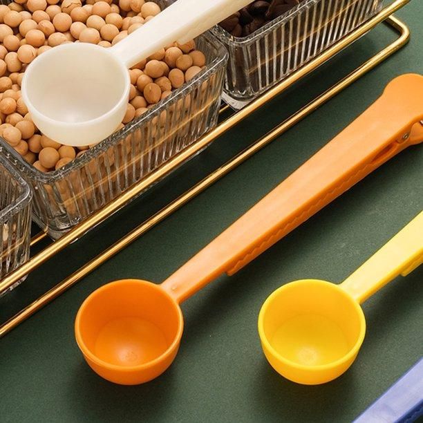 Spoon Clip-Clip Spoon Ergonomic 2-in-1 Plastic Coffee Spoon Sealing Bag Clip Kitchen Tools Buy 1 Get 1 - Premium  from Roposo Clout - Just $650! Shop now at Mystical9
