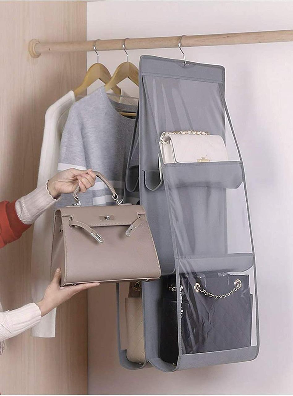 Hanging Handbag Organizer Storage Bag Wardrobe Closet for Purse, Clutch Pack of 1 - Premium  from Roposo Clout - Just $750! Shop now at Mystical9