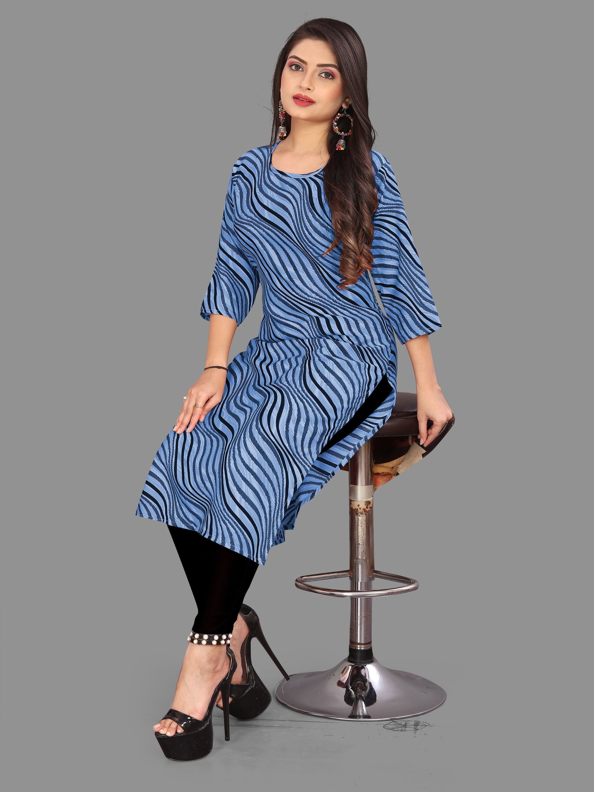 Women's Printed Crepe Kurtis - Premium  from Roposo Clout - Just $595! Shop now at Mystical9