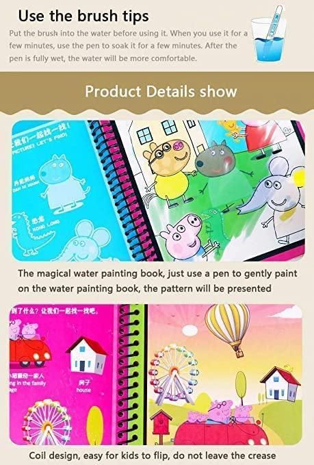 Reusable Magic Water Painting Book - Premium  from Roposo Clout - Just $600! Shop now at Mystical9
