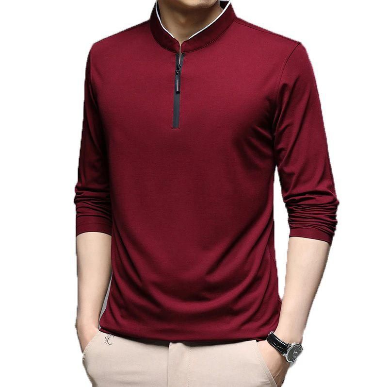 Clafoutis Polyester - Dry Fit Solid Full Sleeves Mens Stylish Neck T-Shirt - Premium  from Roposo Clout - Just $650! Shop now at Mystical9