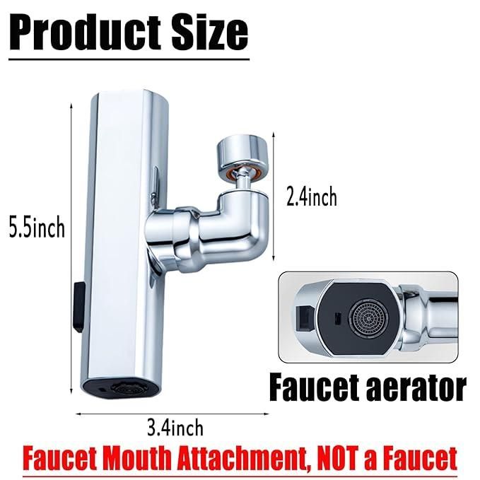 3 in 1 360� Waterfall Kitchen Faucet, Touch Faucet, Extender for Kitchen Sink - Premium  from Roposo Clout - Just $1100! Shop now at Mystical9