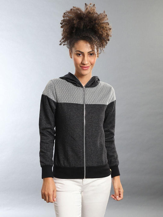 Women's  Cotton Charcoal Solid Sweatshirt - Premium  from Roposo Clout - Just $1499! Shop now at Mystical9