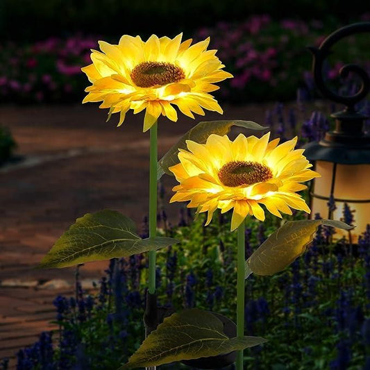 Sunflower Solar Powered Light (Pack of 2) - Premium  from Roposo Clout - Just $1050! Shop now at Mystical9