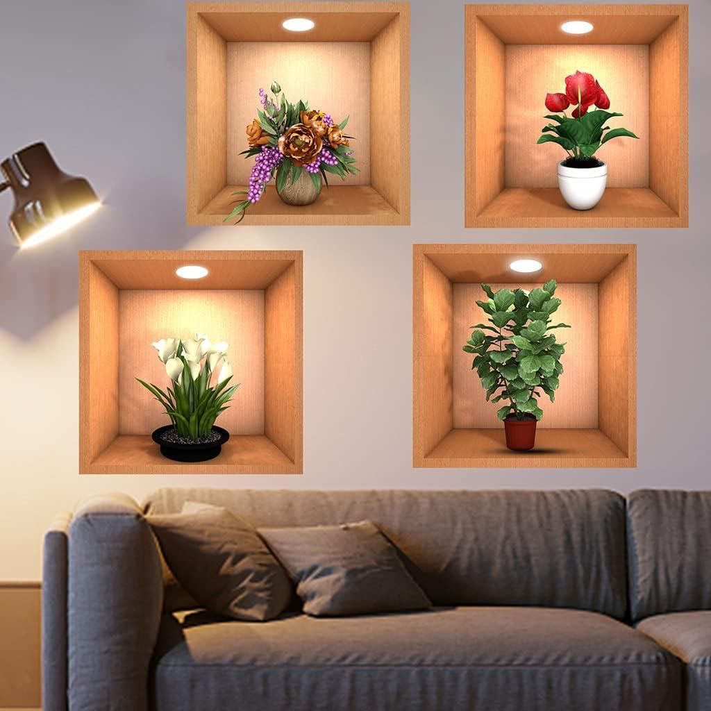 Removable Wall Decor Stickers (Set of 4) - Premium  from Roposo Clout - Just $800! Shop now at Mystical9