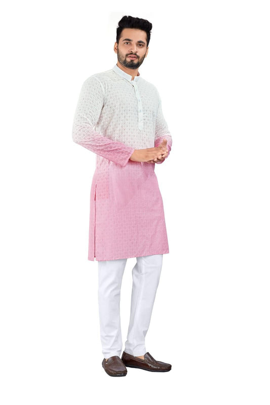 Men's Poly Cotton Digital Shehad Straight Kurta - Premium  from Roposo Clout - Just $990! Shop now at Mystical9