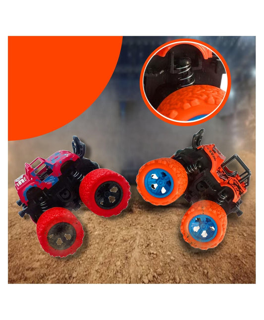 360 Degree Mini Monster Trucks Friction Powered Cars for Kids (Pack Of 2) - Premium  from Roposo Clout - Just $600! Shop now at Mystical9