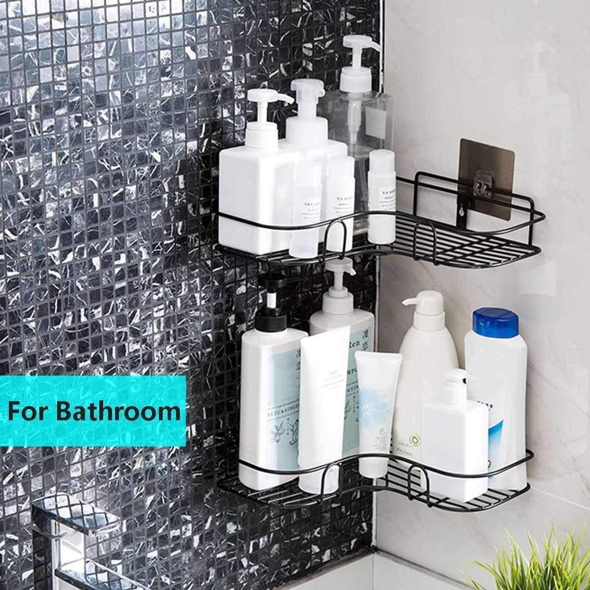 Metal Bathroom Corner Rack Storage Shelves - Premium  from Roposo Clout - Just $600! Shop now at Mystical9