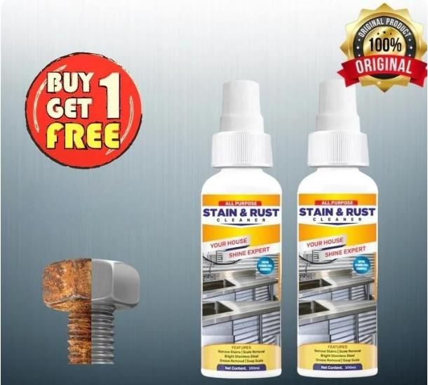 All-Purpose Stain Cleaner, Kitchen cleaner, Bathroom cleaner & Derusting Spray| Oil & Grease Stain Remover Pack Of 2 - Premium  from Roposo Clout - Just $600! Shop now at Mystical9